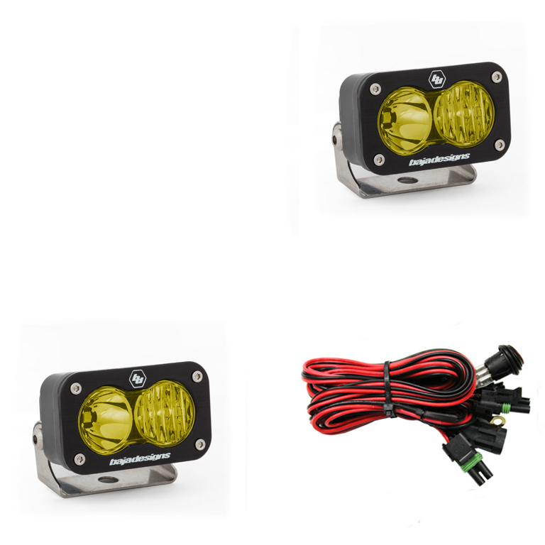 Baja Designs - S2 SPORT LED LIGHT AMBER DRIVING/COMBO PAIR