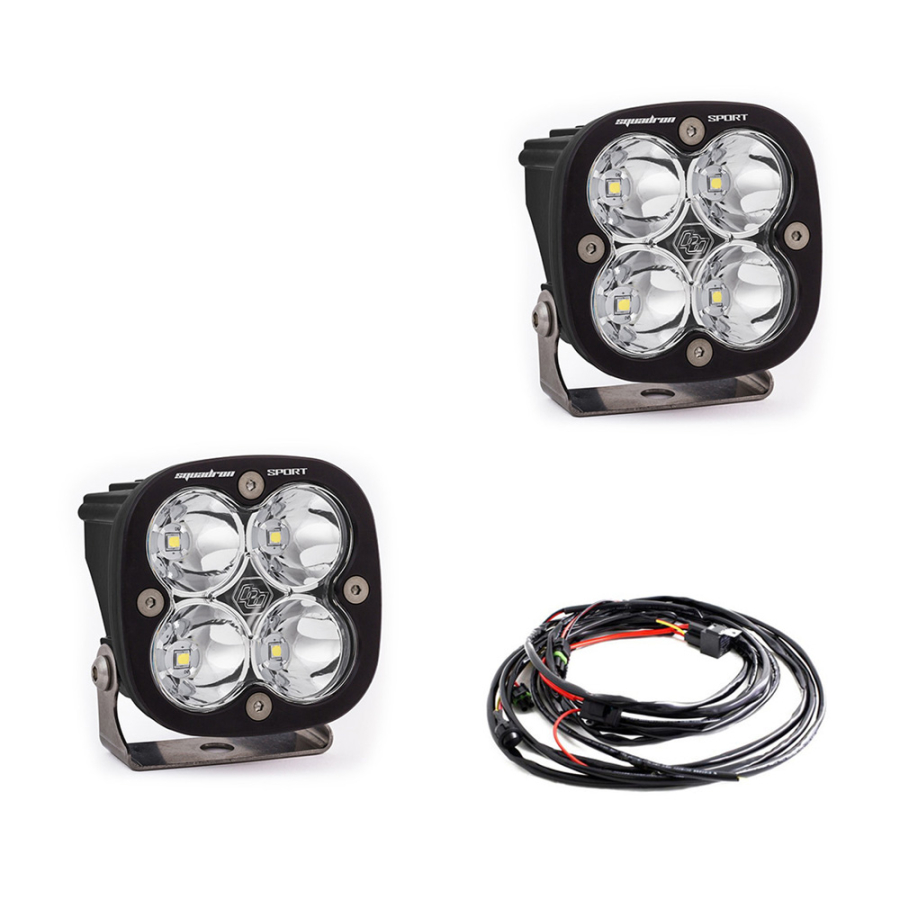 Baja Designs - SQUADRON SPORT LED LIGHT SPOT PAIR