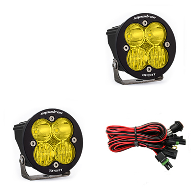 Baja Designs - SQUADRON-R SPORT LED LIGHT AMBER DRIVING/COMBO PAIR