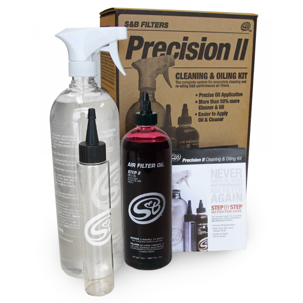 S&B - S&B Cleaning Kit For Precision II Cleaning and Oil Kit Red Oil Oiled - 88-0008