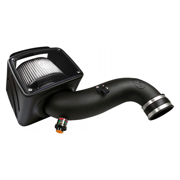 S&B - S&B Cold Air Intake For 07-10 Chevrolet Silverado GMC Sierra V8-6.6L LMM Duramax Dry Extendable White - 75-5091D