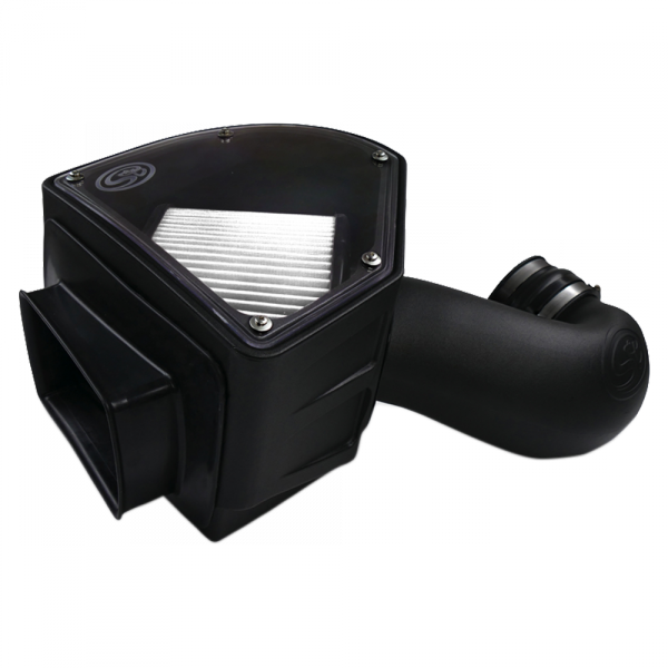 S&B - S&B Cold Air Intake For 94-02 Dodge Ram 2500 3500 5.9L Cummins Dry Extendable White - 75-5090D