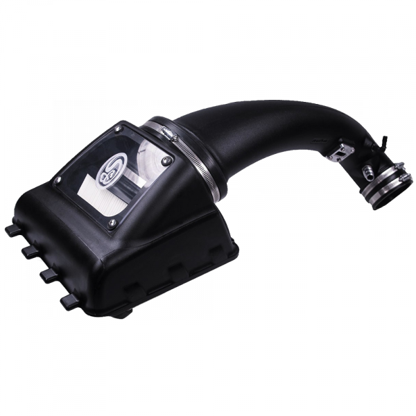 S&B - S&B Cold Air Intake For 11-14 Ford F150 V8-5.0L Dry Dry Extendable White - 75-5076D