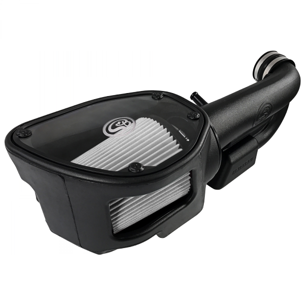 S&B - S&B Cold Air Intake For 12-18 Jeep Wrangler JK V6-3.6L Dry Dry Extendable White - 75-5060D