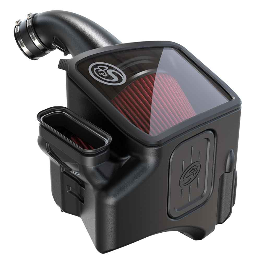 S&B - S&B Cold Air Intake For 20-21 Chevrolet Silverado GMC Sierra V8-6.6L L5P Duramax Cotton Cleanable - 75-5136