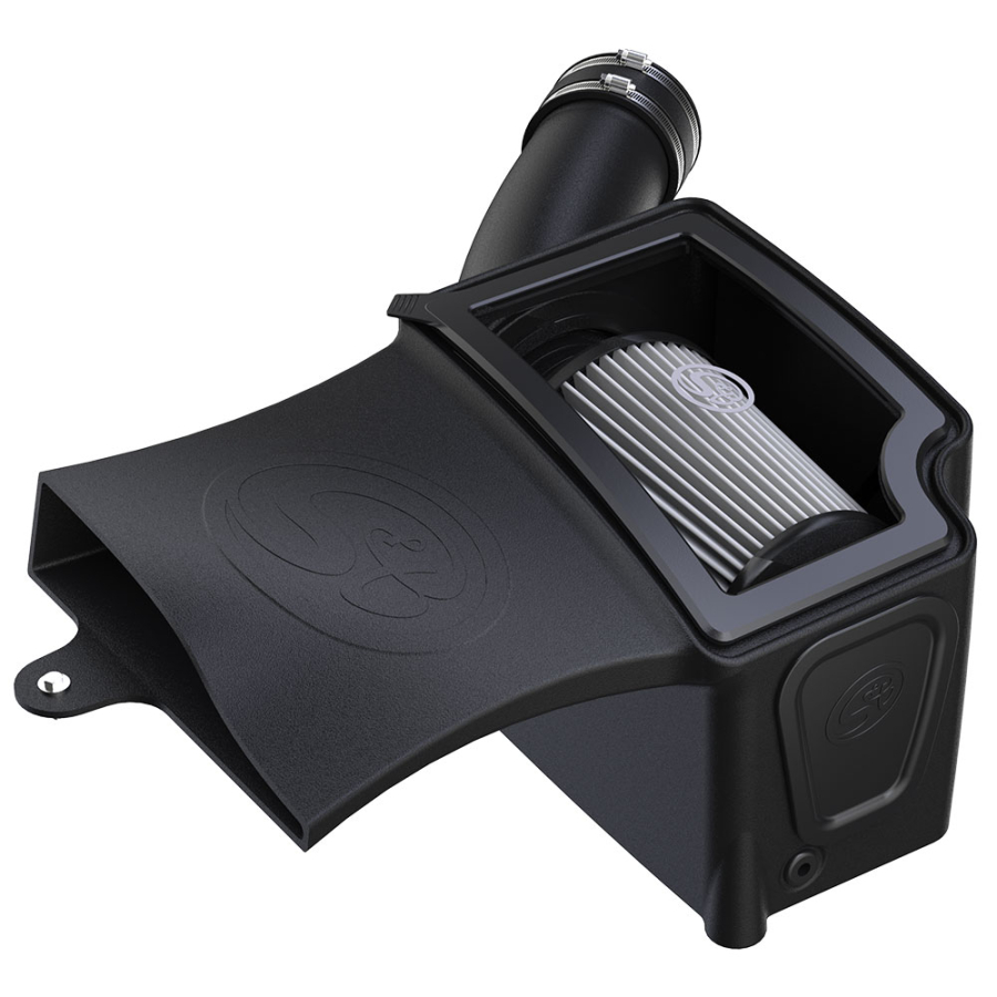 S&B - S&B Cold Air Intake For 94-97 Ford F250 F350 V8-7.3L Powerstroke Dry Extendable White - 75-5131D