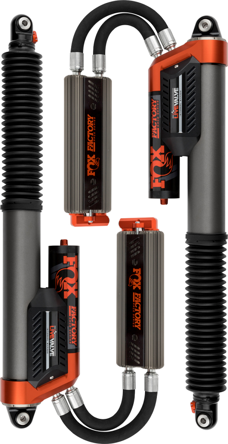 FOX Offroad Shocks - FOX Offroad Shocks Suspension Shock Absorber Kit, RACE SERIES 3.0 LIVE VALVE INTERNAL BYPASS PIGGYBACK (PAIR) - ADJUSTABLE -  883-09-153