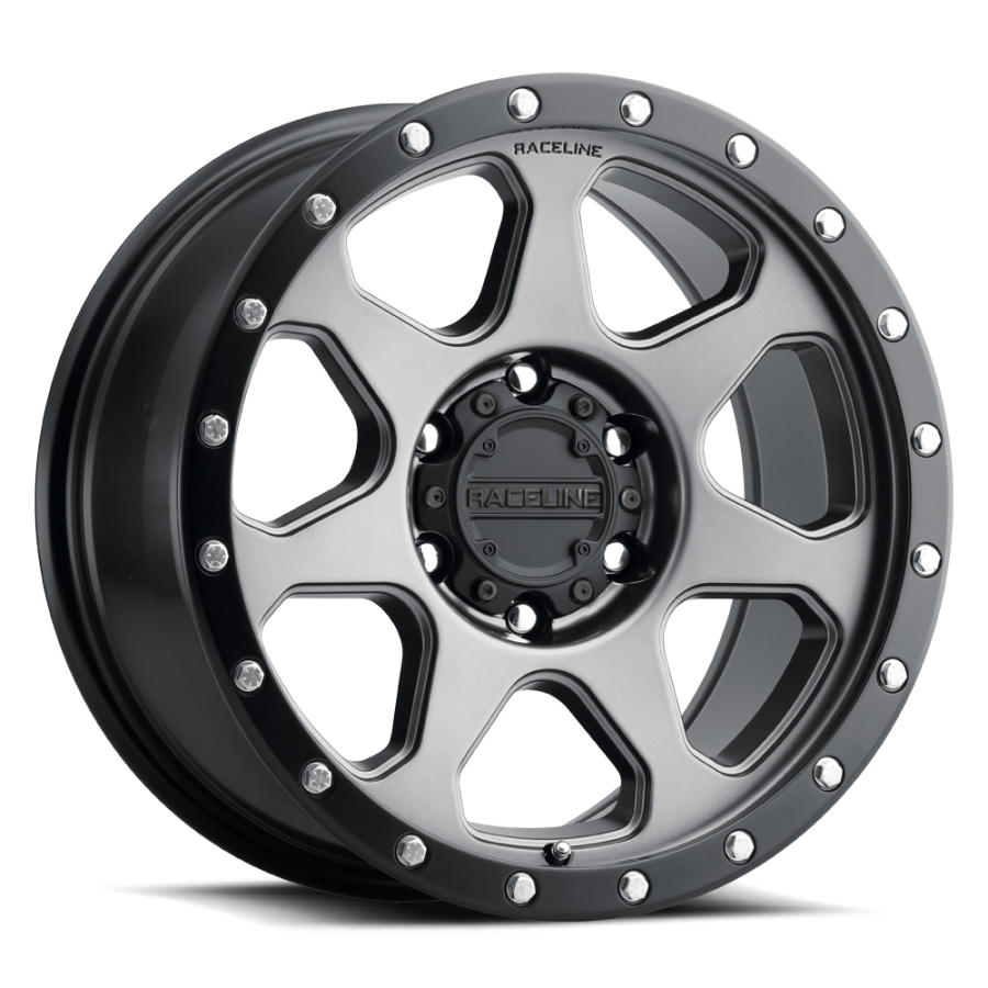 Raceline Wheels - 7X GUNMETAL 17X8.5 6X135 +18mm