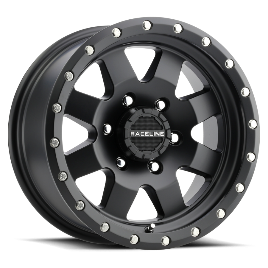 Raceline Wheels - DEFENDER TRAILER BLACK 15X6 6X5.5