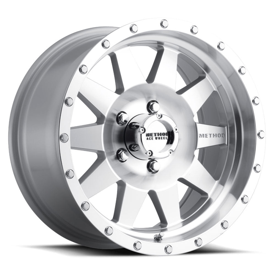 Method Race Wheels - MR301 The Standard MACHINED - CLEAR COAT 17X8.5 6X135 0mm