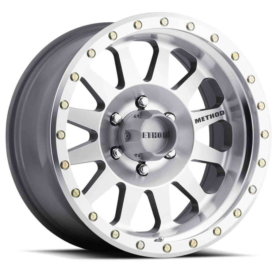 Method Race Wheels - MR304 Double Standard MACHINED - CLEAR COAT 20X10 6X135 -18mm