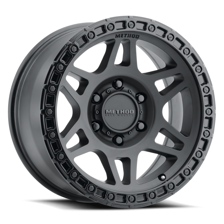 Method Race Wheels - MR312 MATTE BLACK - GLOSS BLACK LIP 17X8.5 6X135 0mm