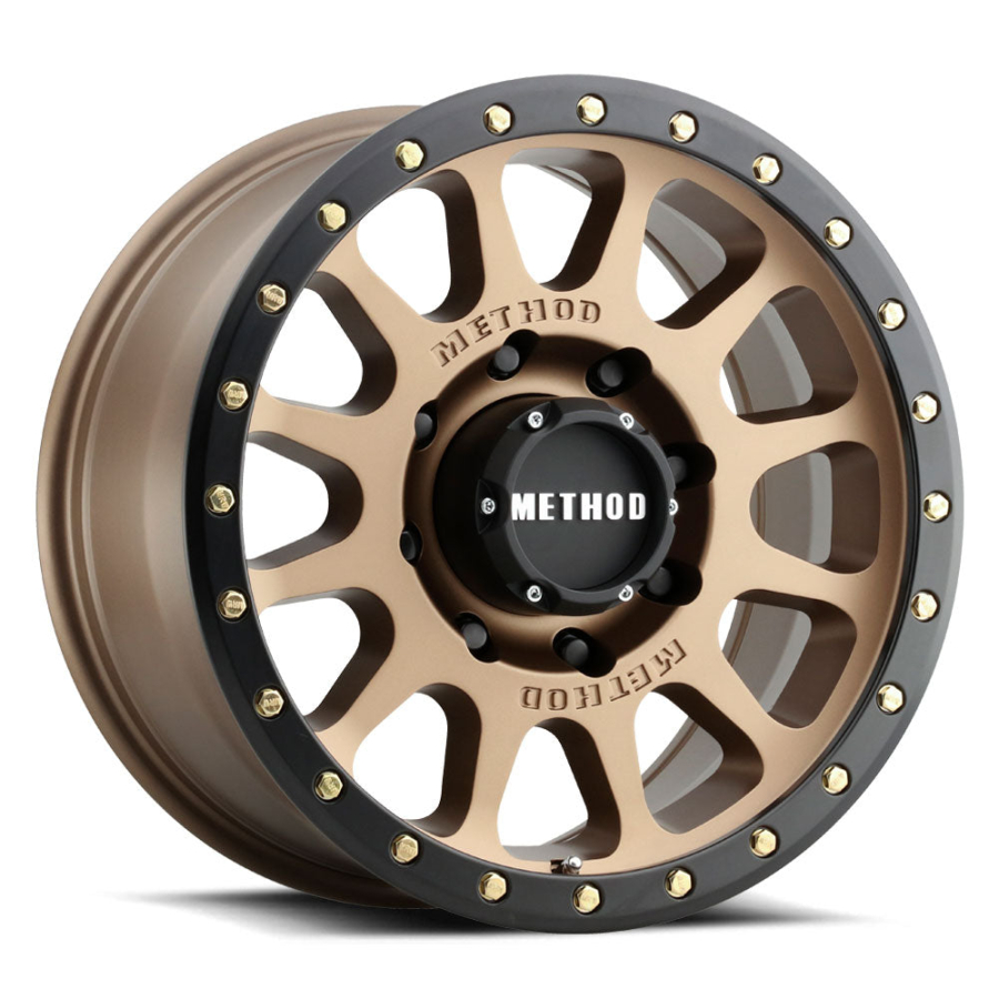 Method Race Wheels - MR305 NV HD METHOD BRONZE - MATTE BLACK LIP 18X9 8X170 18mm