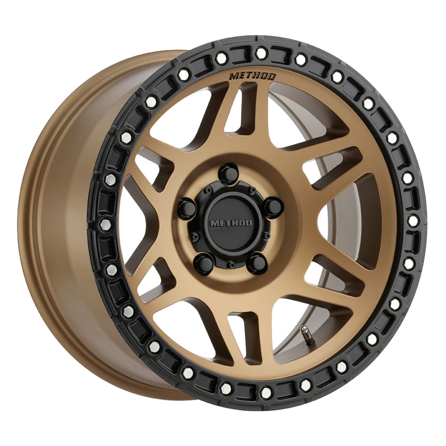 Method Race Wheels - MR312 METHOD BRONZE - MATTE BLACK LIP 17X9 6X5.5 -12mm