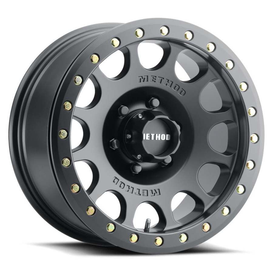 Method Race Wheels - MR105 Beadlock MATTE BLACK 17X9 6X5.5 -38mm