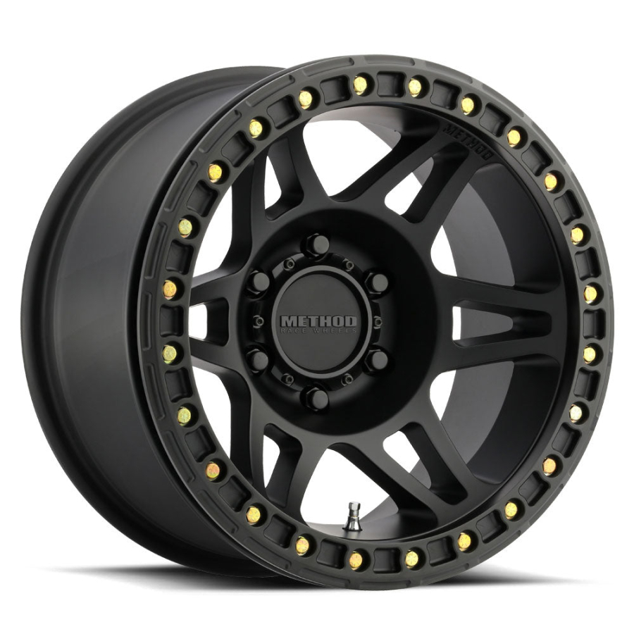 Method Race Wheels - MR106 Beadlock MATTE BLACK 17X9 8X6.5 -44mm