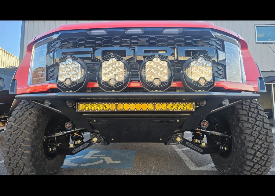 SVC Offroad - 23+ Ford F-150 Raptor R Baja Front Bumper With SVC Heat Exchanger