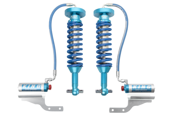 King Shocks - 15+ Ford F-150 2WD Front 2.5" Remote Resi Coilover w/Adjuster