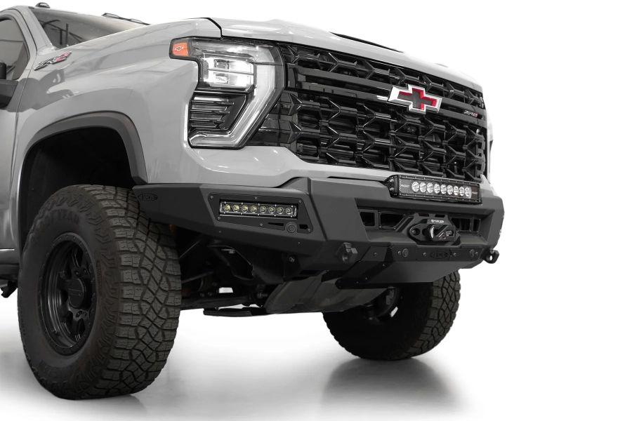 Addictive Desert Designs - 24+ Chevy Silverado 2500 Phantom Winch Front Bumper