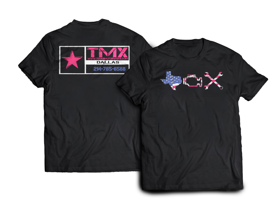 Texas Motorworx - TMX Clipart Merica Mens T-Shirt Black