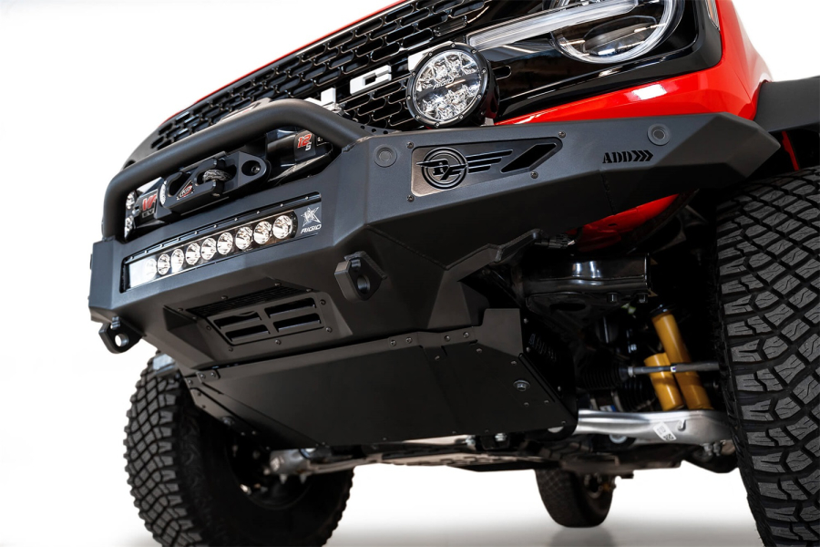 Addictive Desert Designs - Addictive Desert Designs Rock Fighter Skid Plate, 3/16 in. Aluminum Alloy, Satin Black, For Use w/ Rock Fighter Front Bumper - AC23005NA03 - Image 3
