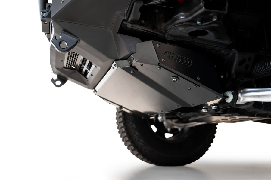 Addictive Desert Designs - Addictive Desert Designs Rock Fighter Skid Plate, 3/16 in. Aluminum Alloy, Satin Black, For Use w/ Rock Fighter Front Bumper - AC23005NA03 - Image 4