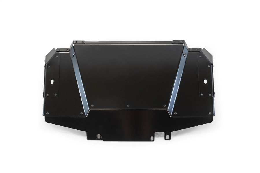 Addictive Desert Designs - Addictive Desert Designs Bomber Skid Plate, 3/16 in. Aluminum Alloy, Satin Black, For Use w/ Bomper Front Bumper - AC23008NA03 - Image 3