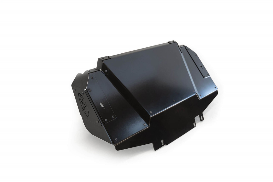 Addictive Desert Designs - Addictive Desert Designs Bomber Skid Plate, 3/16 in. Aluminum Alloy, Satin Black, For Use w/ Bomper Front Bumper - AC23008NA03 - Image 5