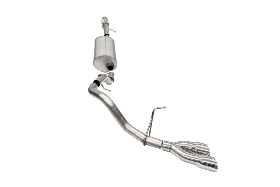 Corsa Performance 3.0in. Single Side Exit Cat-Back Exhaust System with Twin 4.0in. Tips - 21125