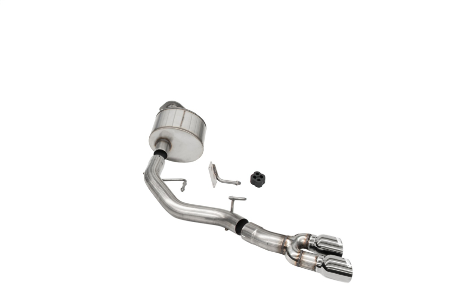 Corsa Performance 3.0in. Front of Tire Exit Catback Exhaust System with Twin 3.5in. Pro SeriesÃ‚Â® Tips - 21141