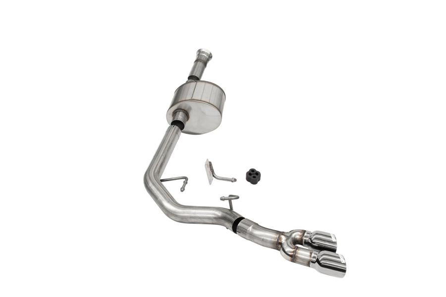 Corsa Performance 3.0in. Front of Tire Exit Catback Exhaust System with Twin 3.5in. Pro SeriesÃ‚Â® Tips - 21144