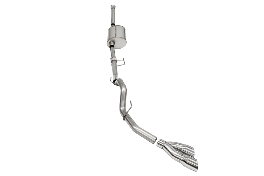 Corsa Performance 3.0in. Single Side Exit Catback Exhaust System with Twin 4.0in. Pro SeriesÃ‚Â® Tips - 21169