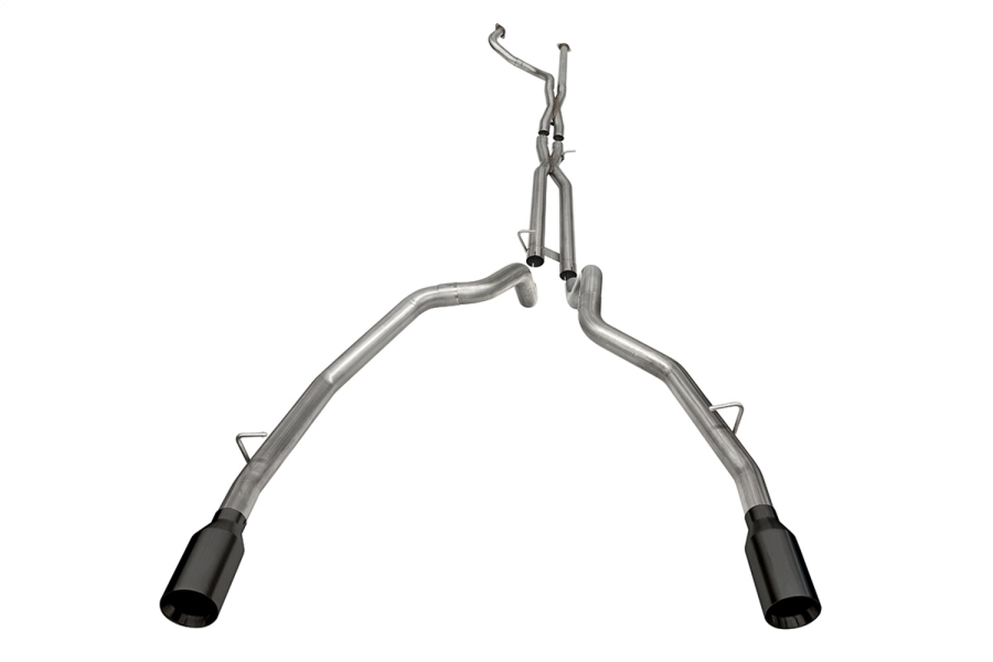 Corsa Performance 3.0in. Dual Rear Exit Catback Exhaust System with Flat Cut 5.0in. Dual Wall Tips - 21190BPC