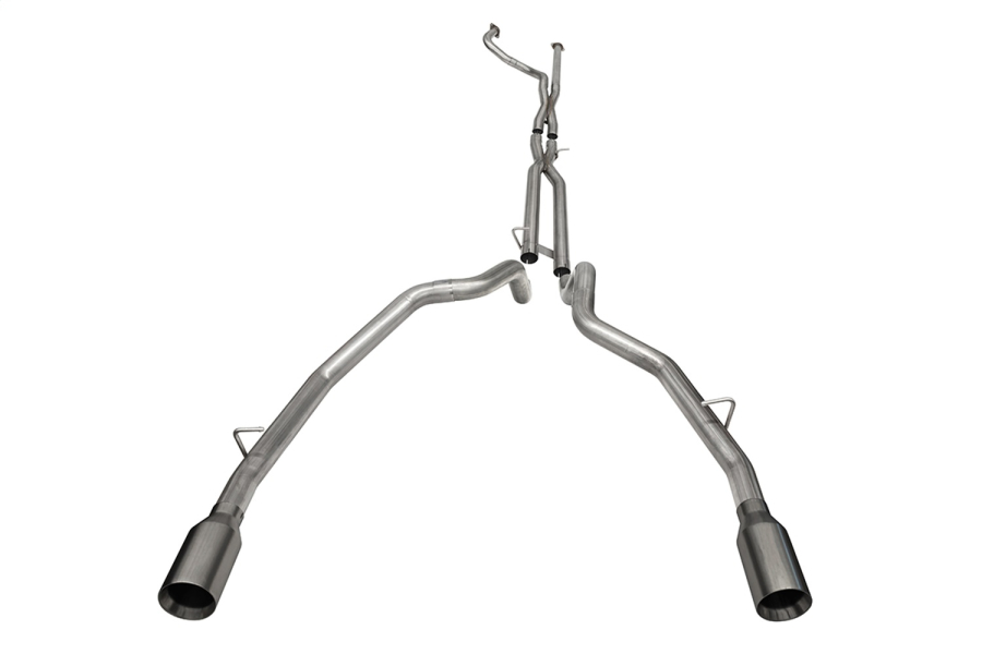 Corsa Performance 3.0in. Dual Rear Exit Catback Exhaust System with Flat Cut 5.0in. Dual Wall Tips - 21190GNM