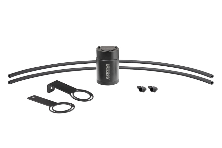 Corsa Performance CORSA Performance 3/8in. Universal 3 oz. aluminum oil catch can with mounting brackets - CC0015