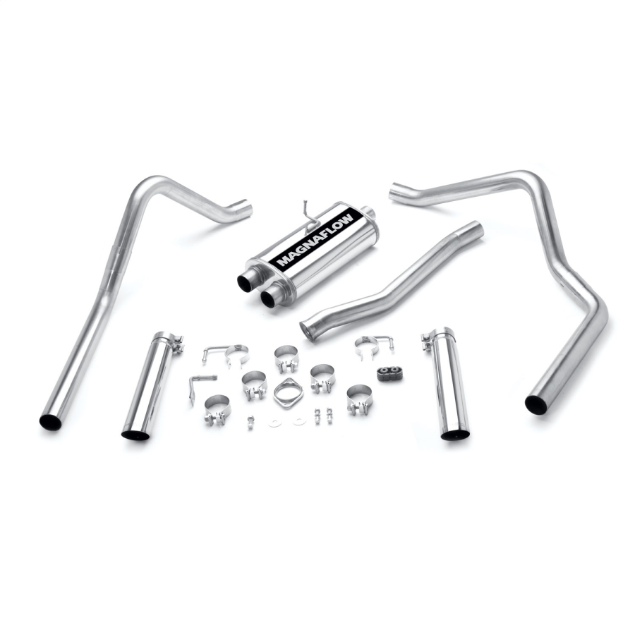 MagnaFlow Exhaust Products - MagnaFlow Exhaust Products Street Series Stainless Cat-Back System - 15773 - Image 1