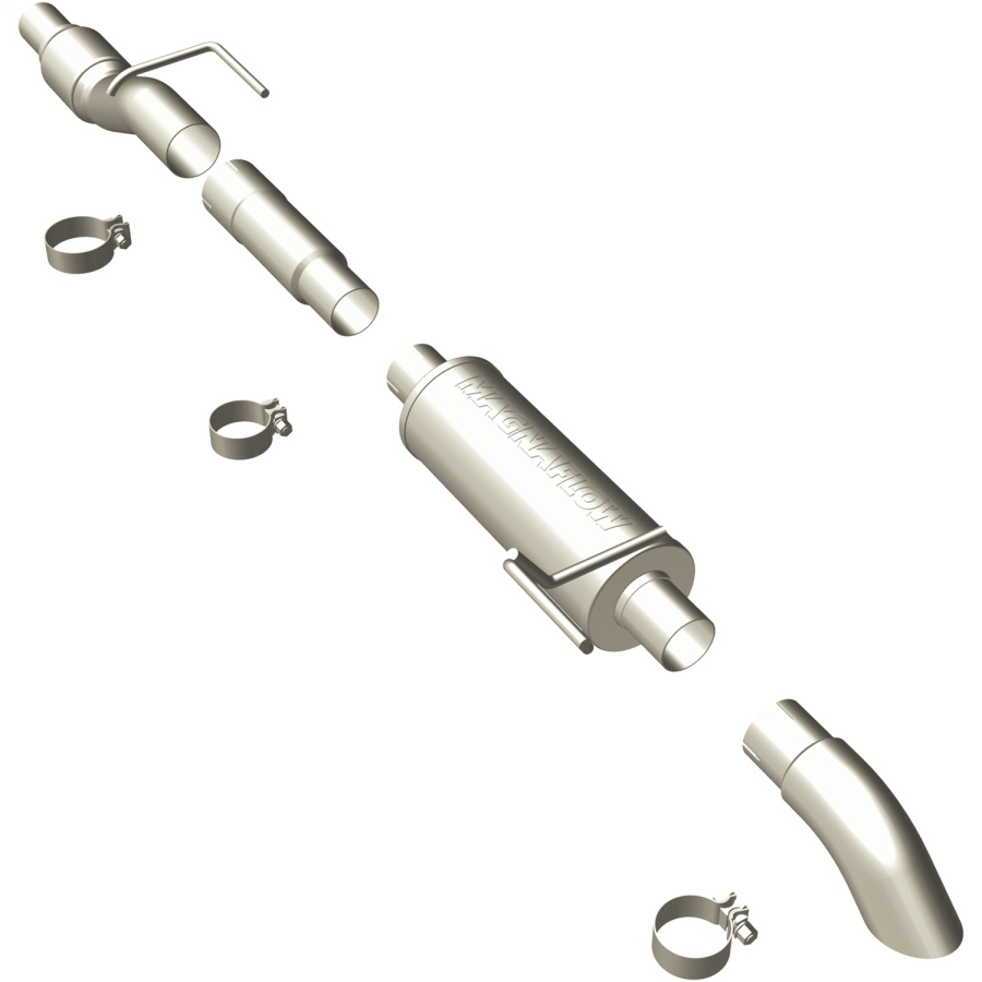 MagnaFlow Exhaust Products - MagnaFlow Exhaust Products Off Road Pro Series Gas Stainless Cat-Back - 17124 - Image 1