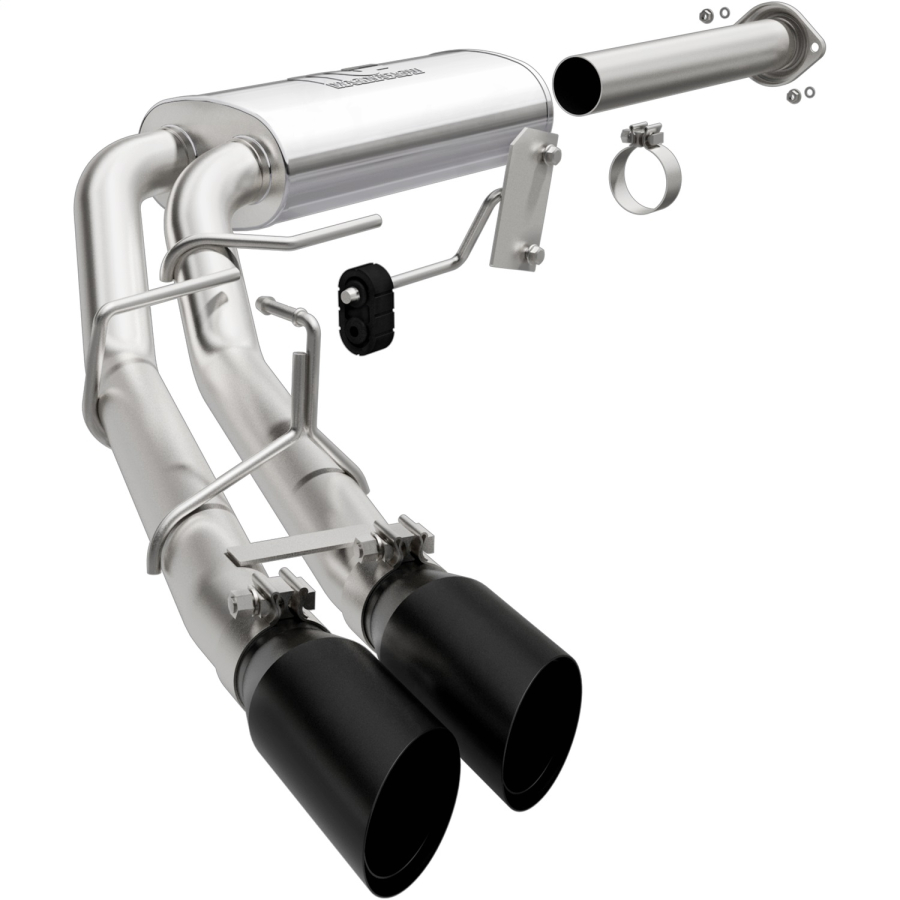 MagnaFlow Exhaust Products - MagnaFlow Exhaust Products Street Series Black Cat-Back System - 19497 - Image 1