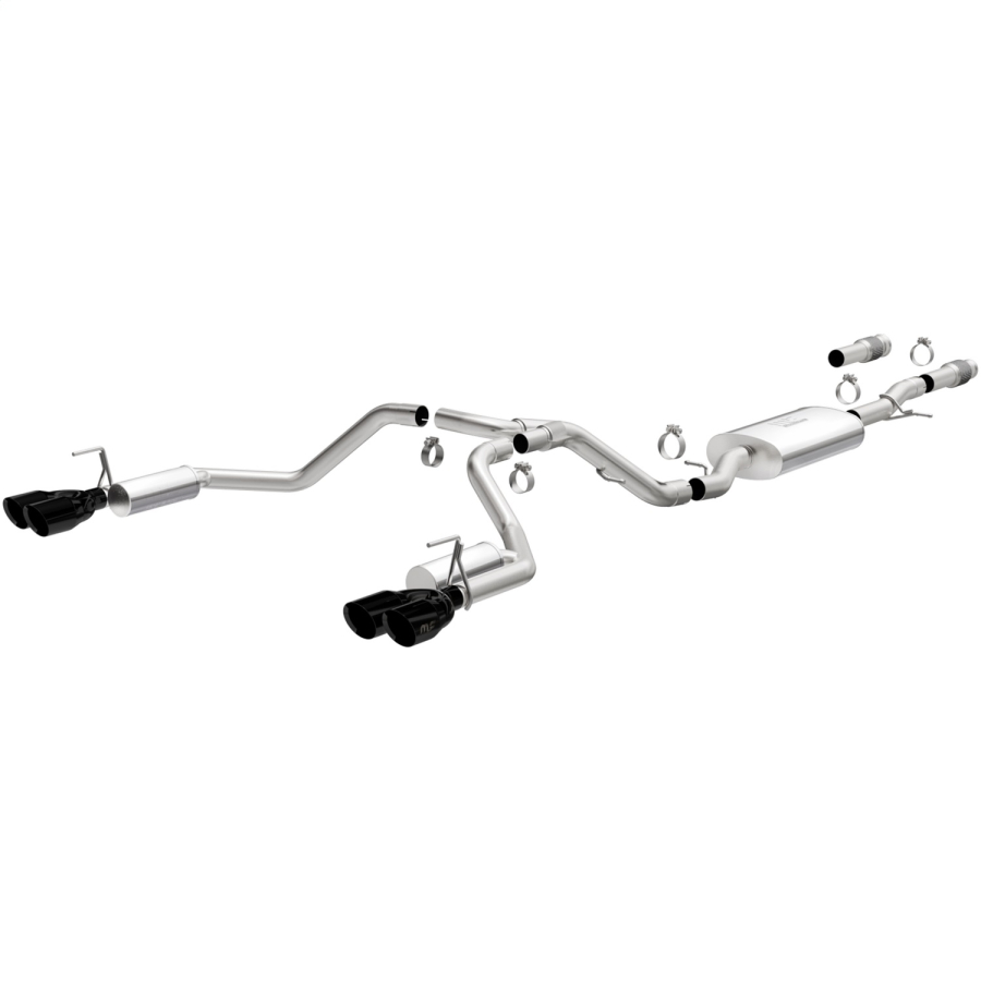 MagnaFlow Exhaust Products Street Series Black Chrome Cat-Back System - 19543