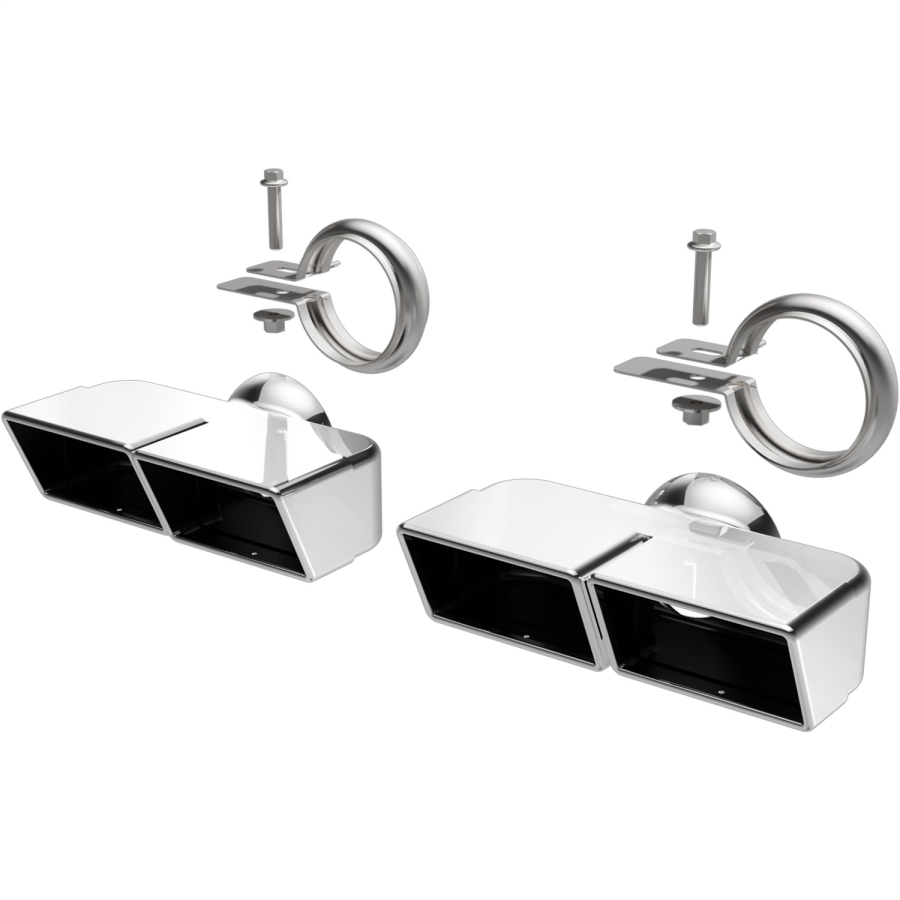 MagnaFlow Exhaust Products Exhaust Tip Set-Quad Rectangle-2.75In. - 35221