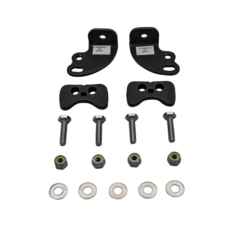 RIGID RDS-SR Series Hardware Kit Including Brakets and Bushings Black Single - 131626