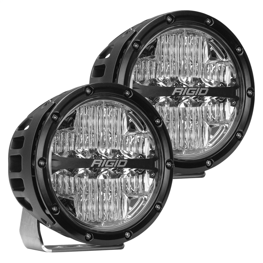 Rigid Industries - Rigid Industries 360-SERIES 6 INCH LED OFF-ROAD DRIVE BEAM AMBER BACKLIGHT PAIR - 36206 - Image 2