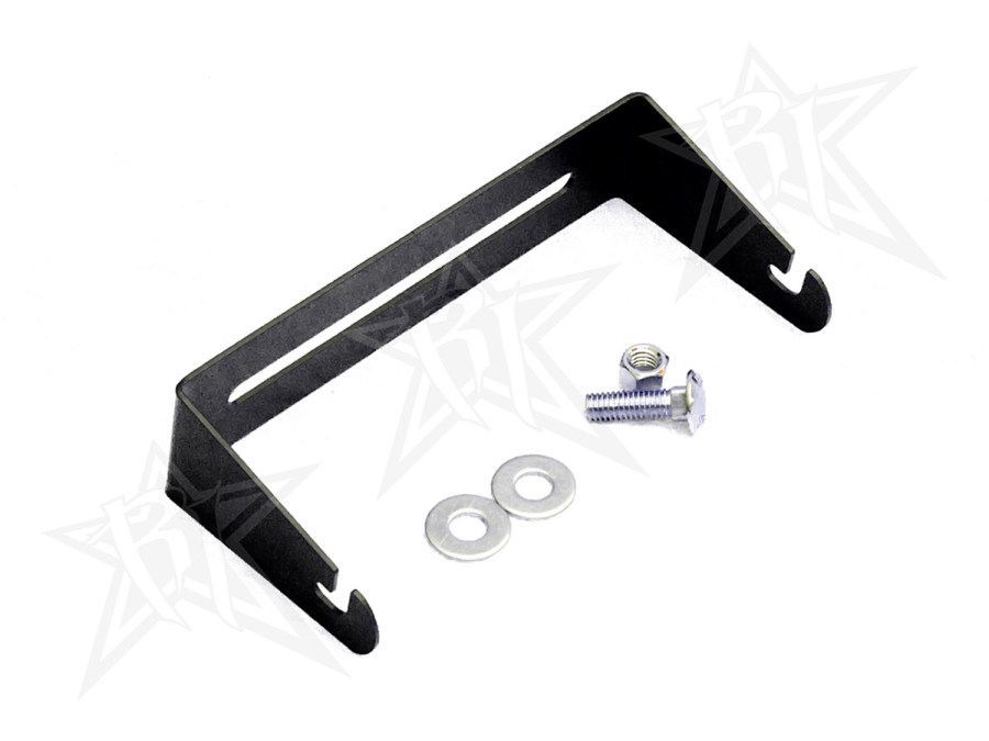 Rigid Industries RIGID 6 Inch Cradle Mount, Fits E-Series LED Lights, Black - 40610