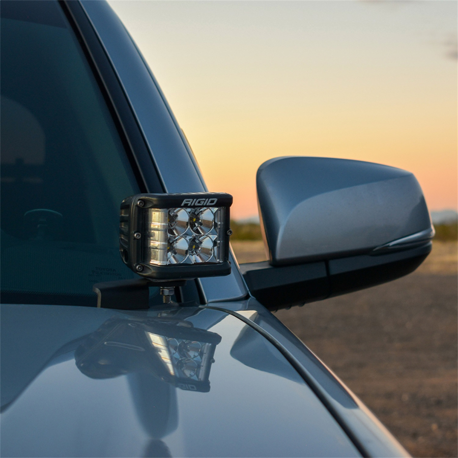 Rigid Industries - RIGID 2016-2020 Toyota Tacoma A-Pillar Light Kit Includes D-SS Flood - 46707 - Image 2