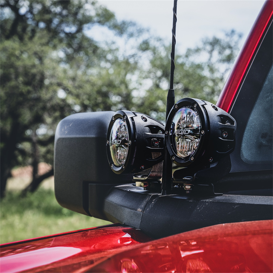 Rigid Industries - Rigid Industries 2021 Bronco A-Pillar Light Kit with a set of 360 Spot and a set 360 Drive Lights - 46722 - Image 2