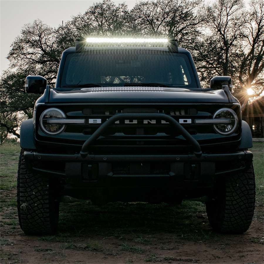 Rigid Industries - Rigid Industries 2021 Bronco Roof Rack Light Kit with a SR Spot/Flood Combo Bar Included - 46726 - Image 3