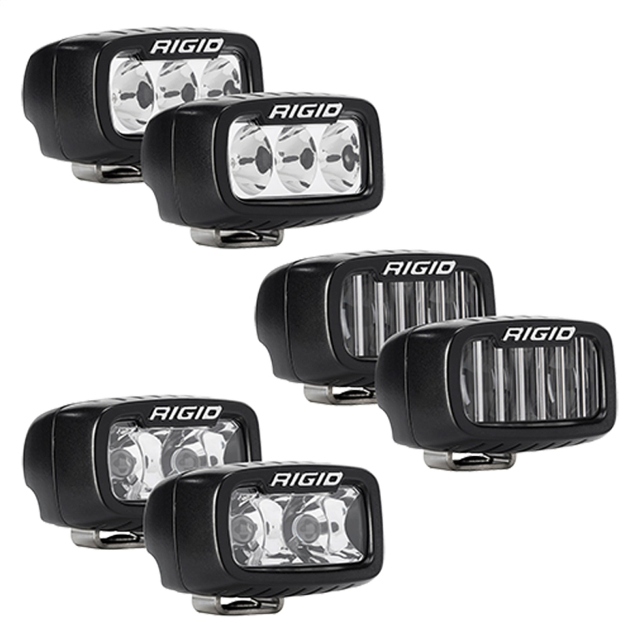 Rigid Industries - Rigid Industries 2021+Bronco Mod Bumper Triple SR-M Fog Light Kit - 46731 - Image 5