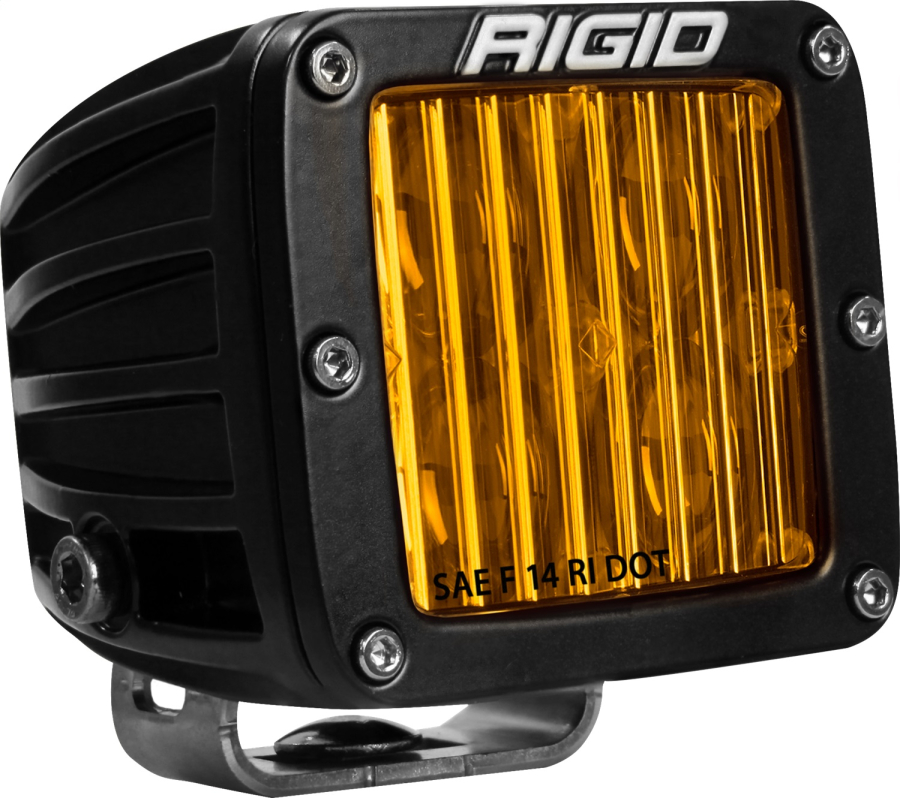 Rigid Industries - Rigid Industries SAE J583 COMPLIANT SELECTIVE YELLOW FOG LIGHT PAIR D-SERIES PRO STREET LEGAL SURFACE MOUNT - 504814 - Image 2