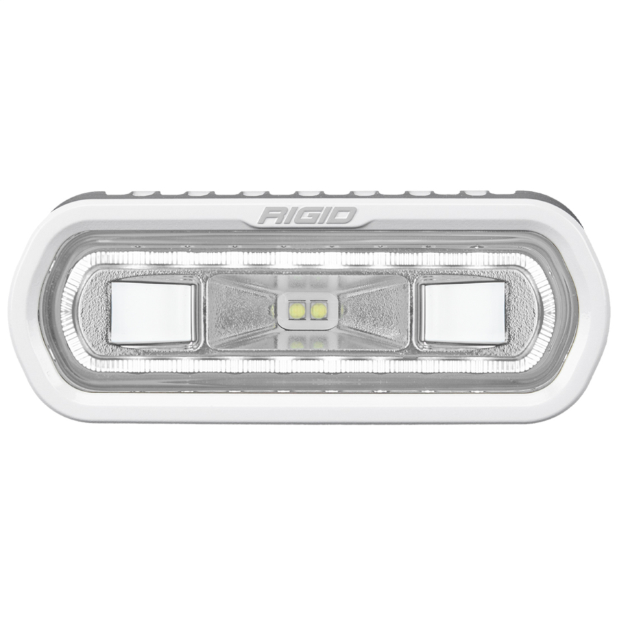 Rigid Industries SR-L Series Marine Spreader Pod 2 Wire Surface Mount White With White Halo - 51100