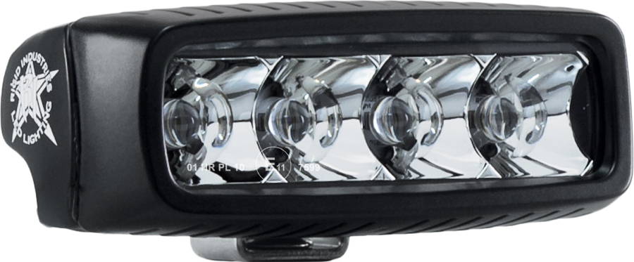 Rigid Industries RIGID SR-Q Series LED Light, E-Mark Certified, Spot Optic, Surface Mount Pair - 90521EM